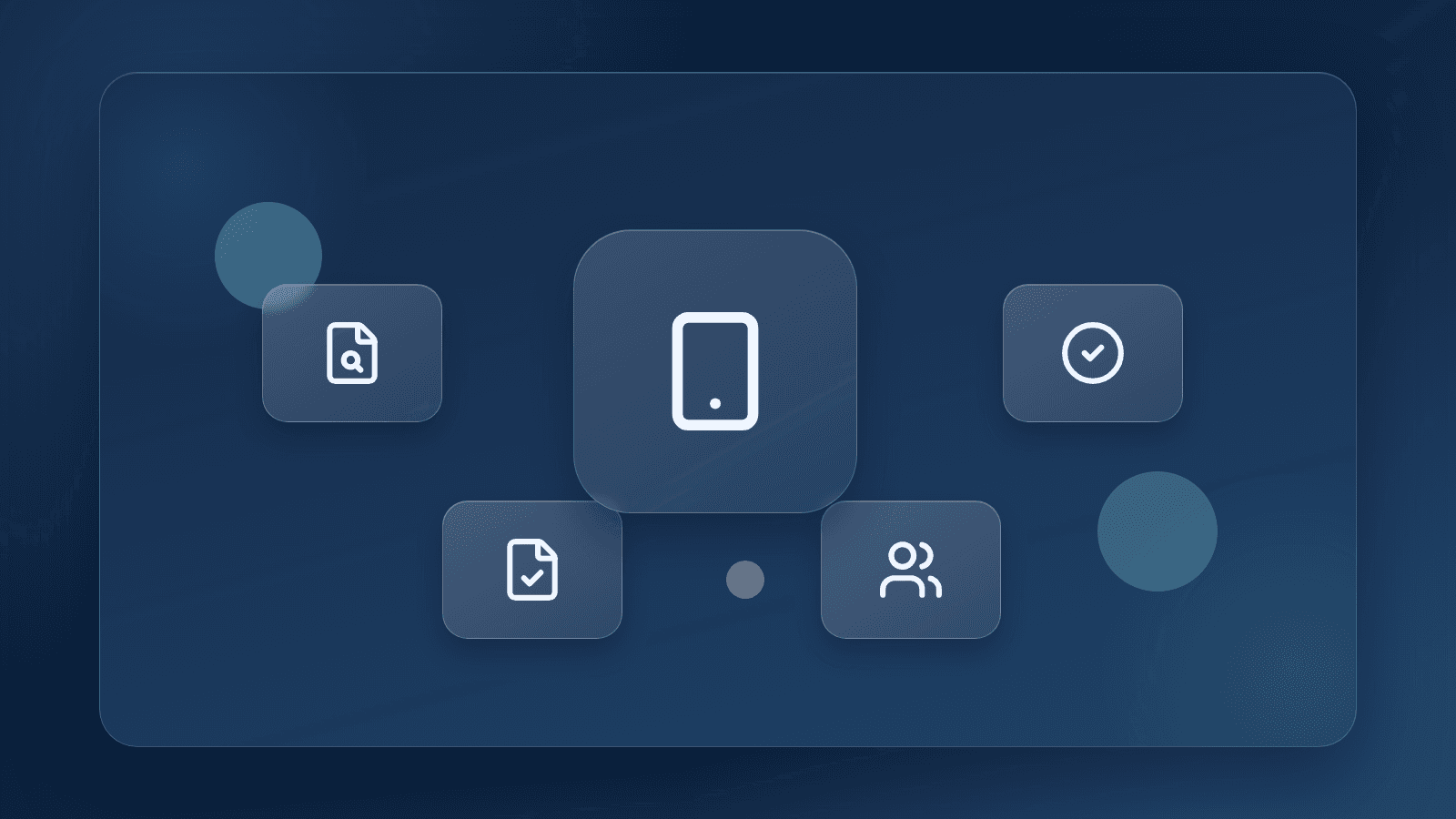Generated illustration of a budgeting tool checklist with recurring, transactions, and shared workflow checkpoints