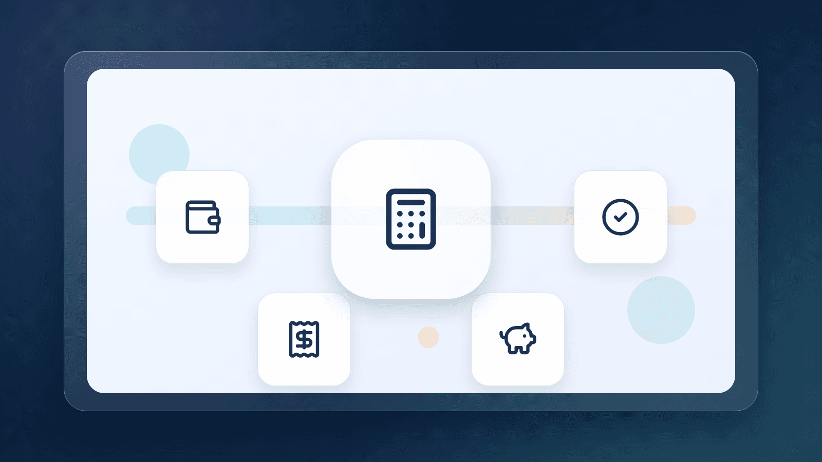 Illustration of household spending categories being triaged into stable and adjustable lanes