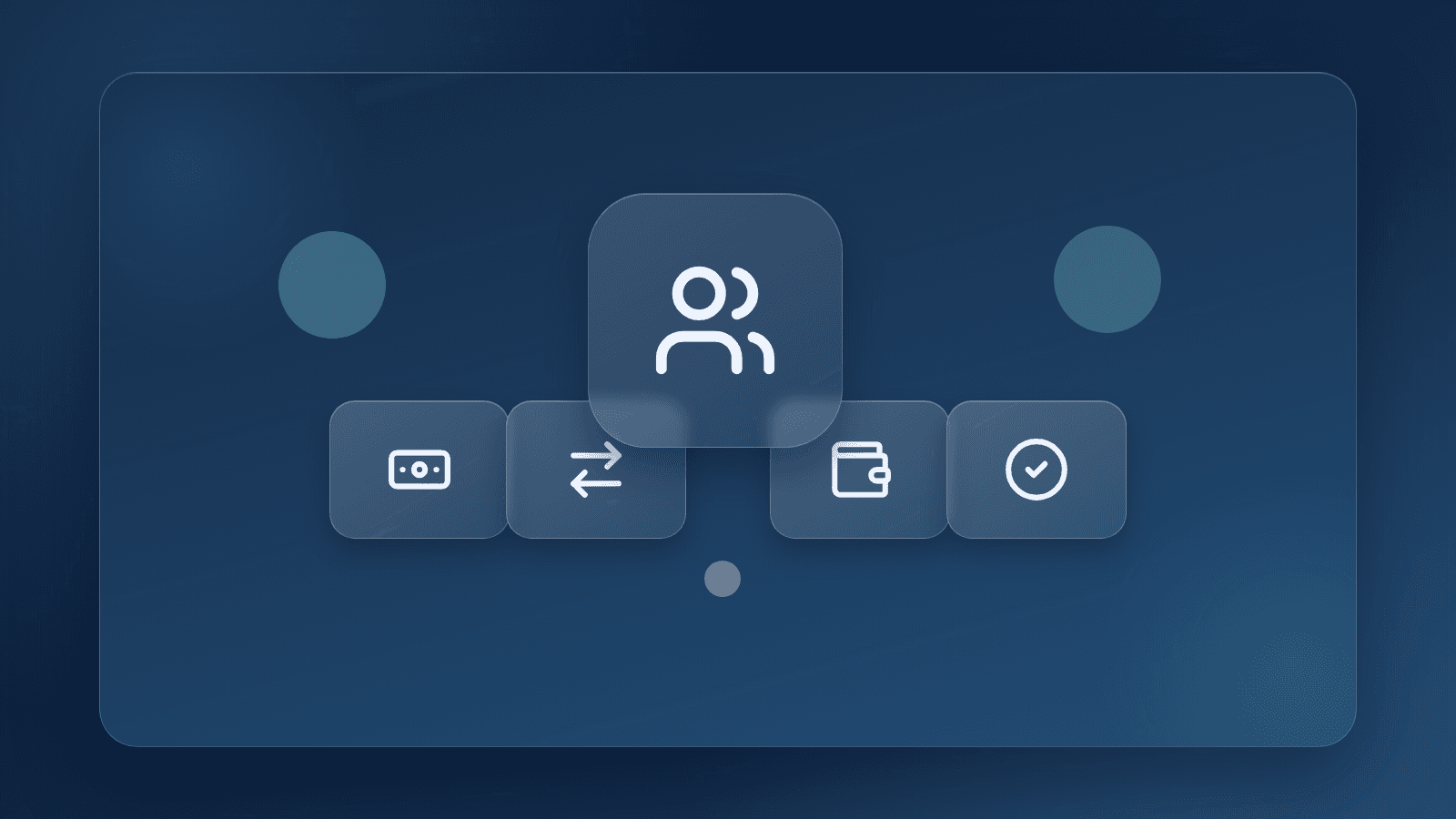 Generated illustration comparing two savings institutions connected to one household bill workflow