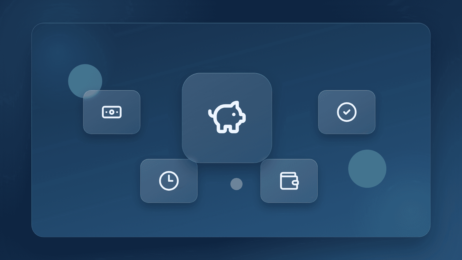 Generated illustration of staggered paycheck deposits building a protective bill buffer