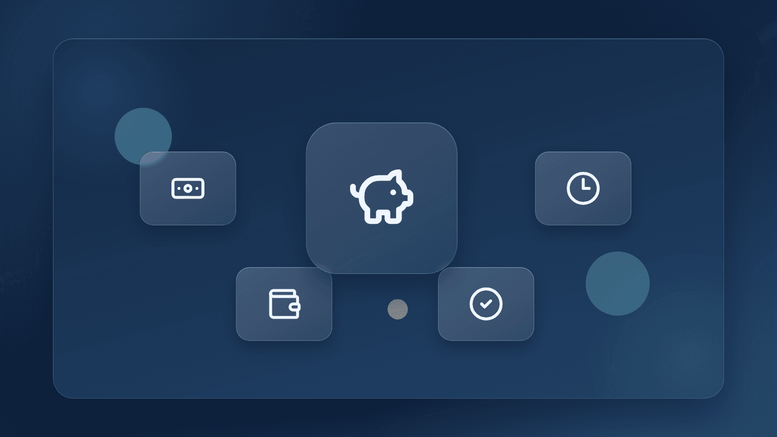 Generated illustration of two-layer savings buffer design with liquid bill floor and growth layer