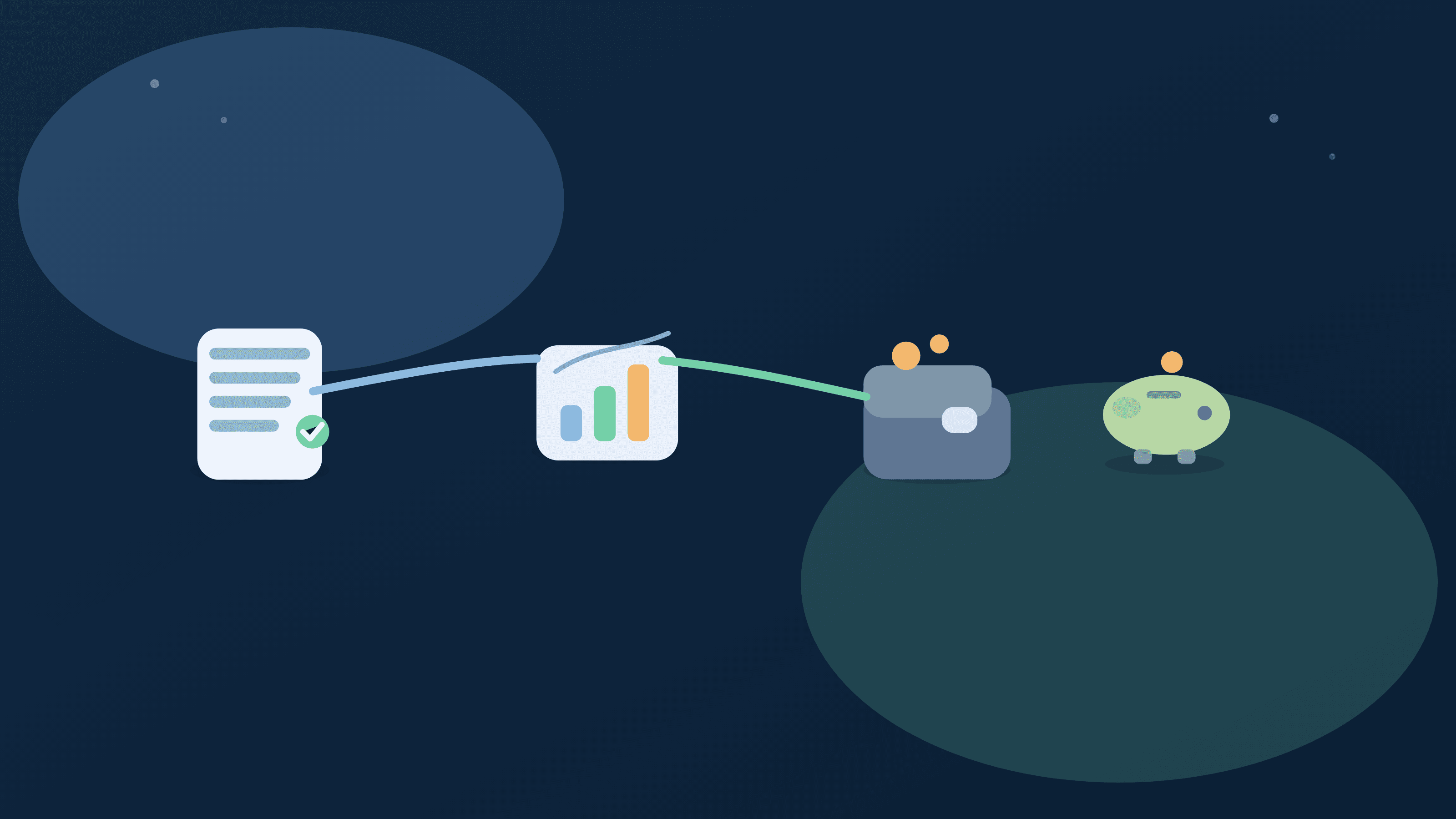 Generated illustration of withholding estimator planning with calculator, receipts, and cash-allocation cues