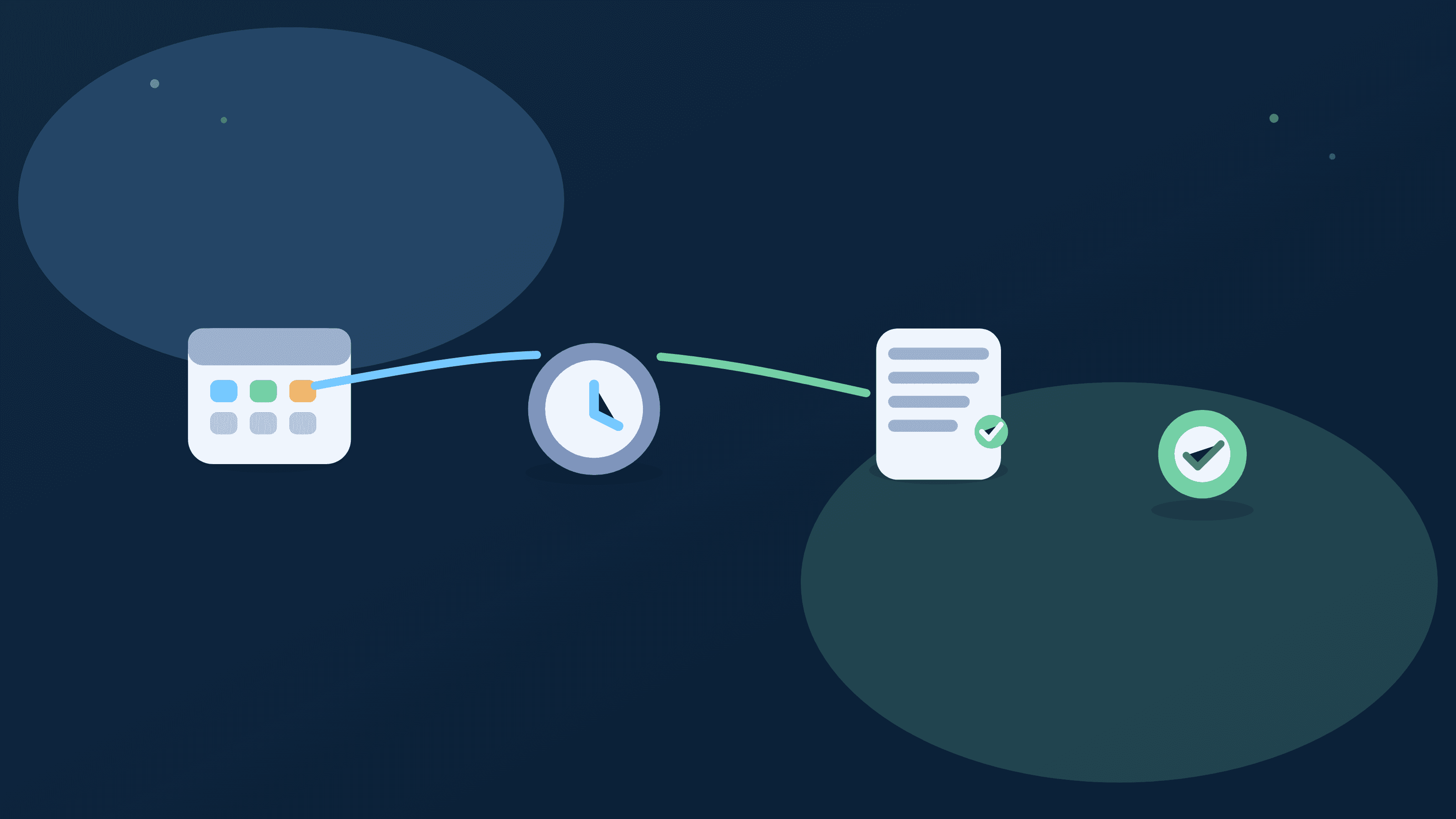 Generated illustration of schedule-based tax planning checkpoints and monthly documentation steps