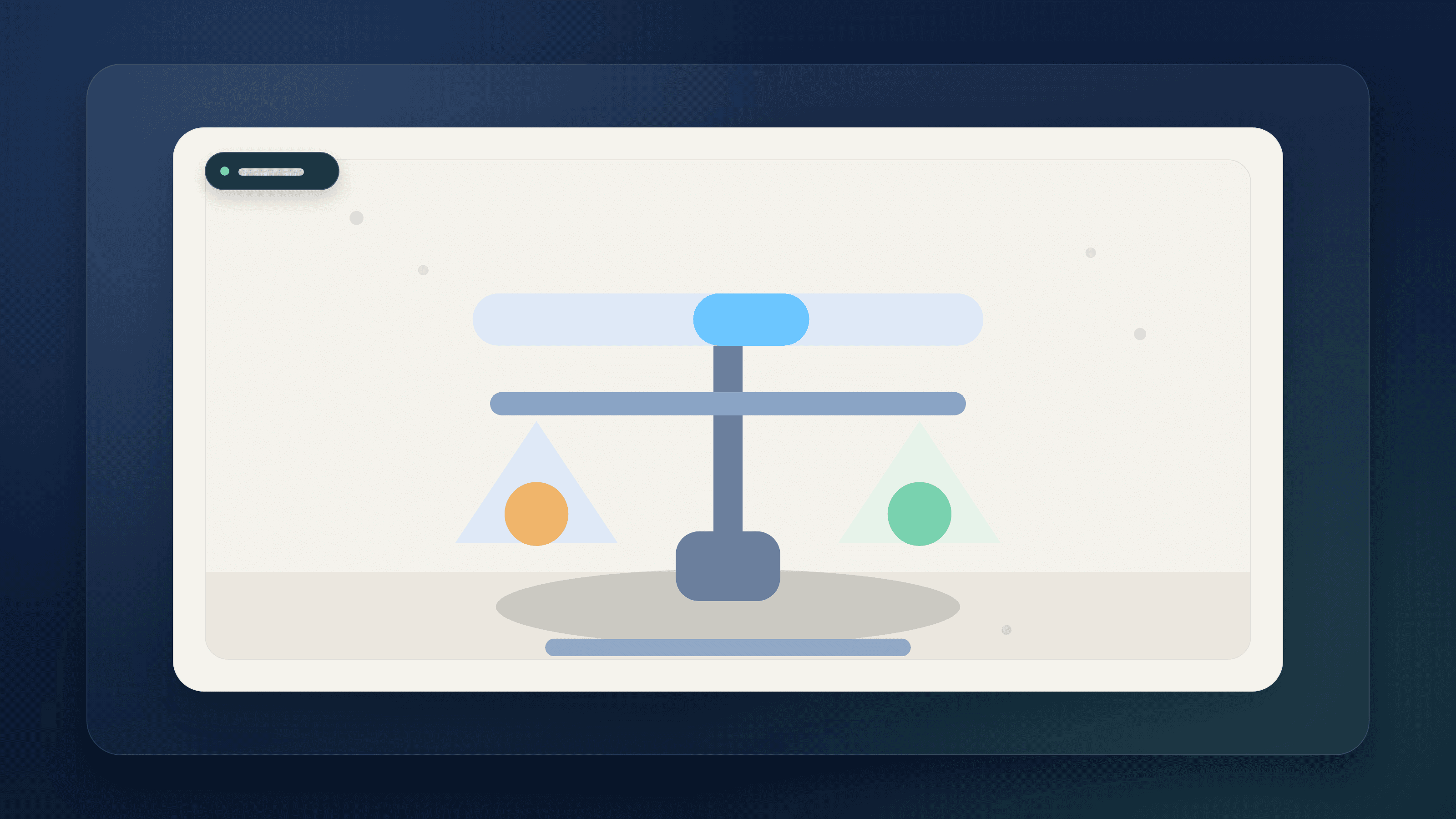 Generated illustration showing one subscription increase being balanced by an offset decision lane