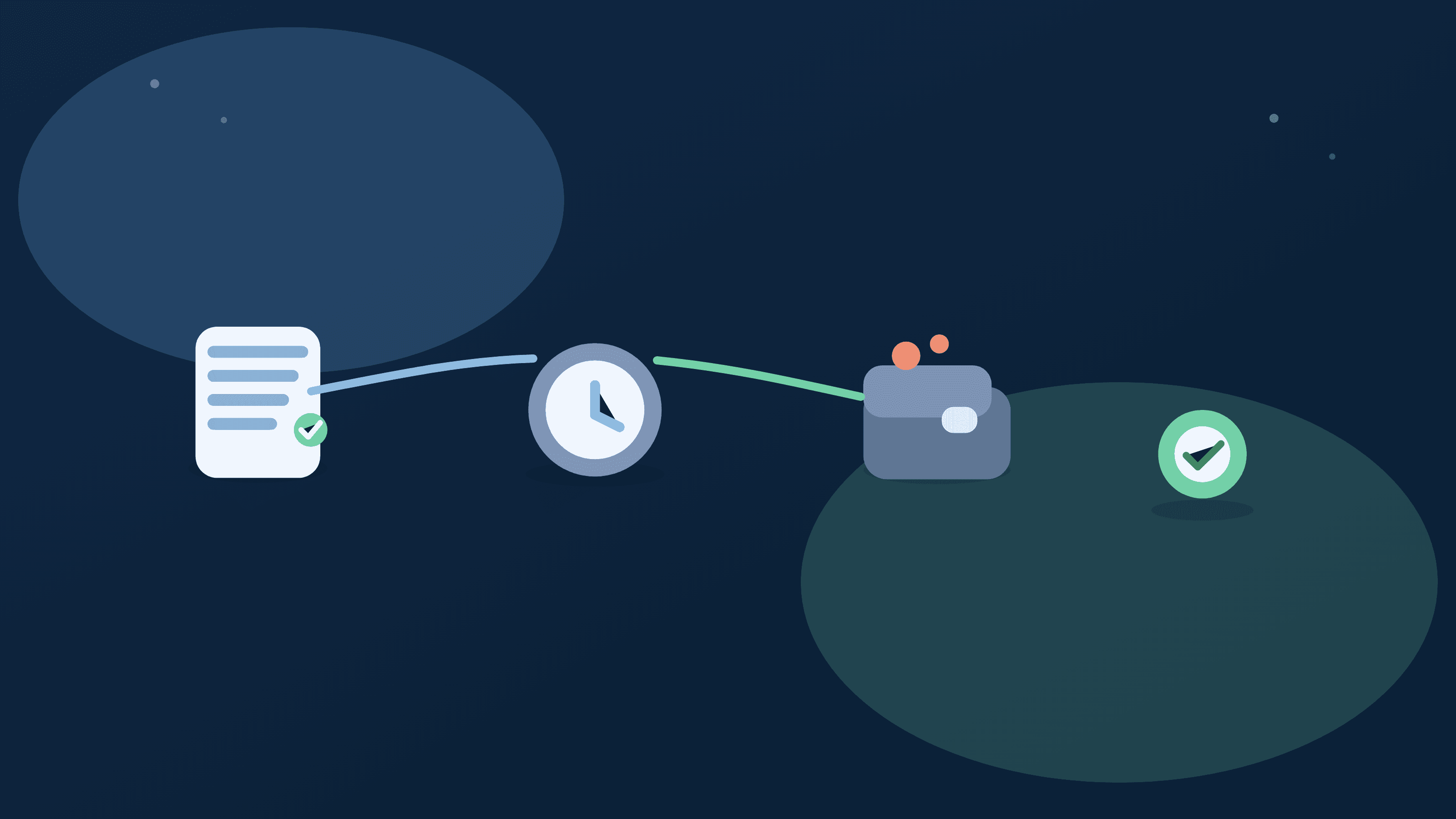 Illustration of refund-delay bridge planning with status checks and essential bill prioritization