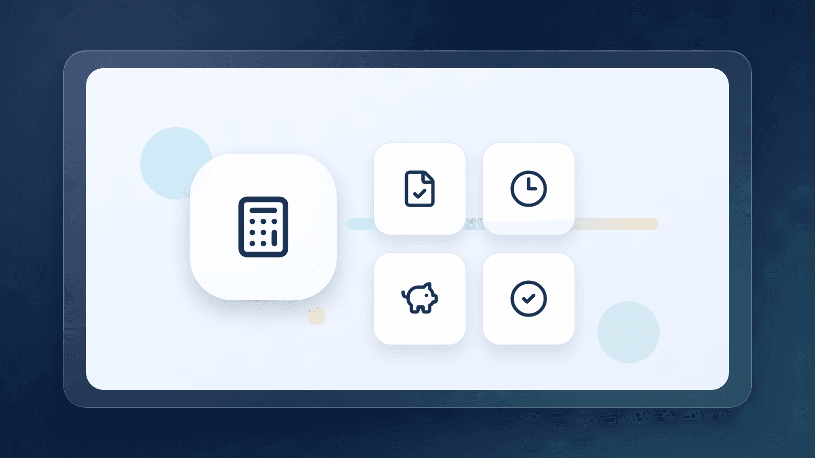 Illustration of smooth monthly utility payments with a true-up checkpoint